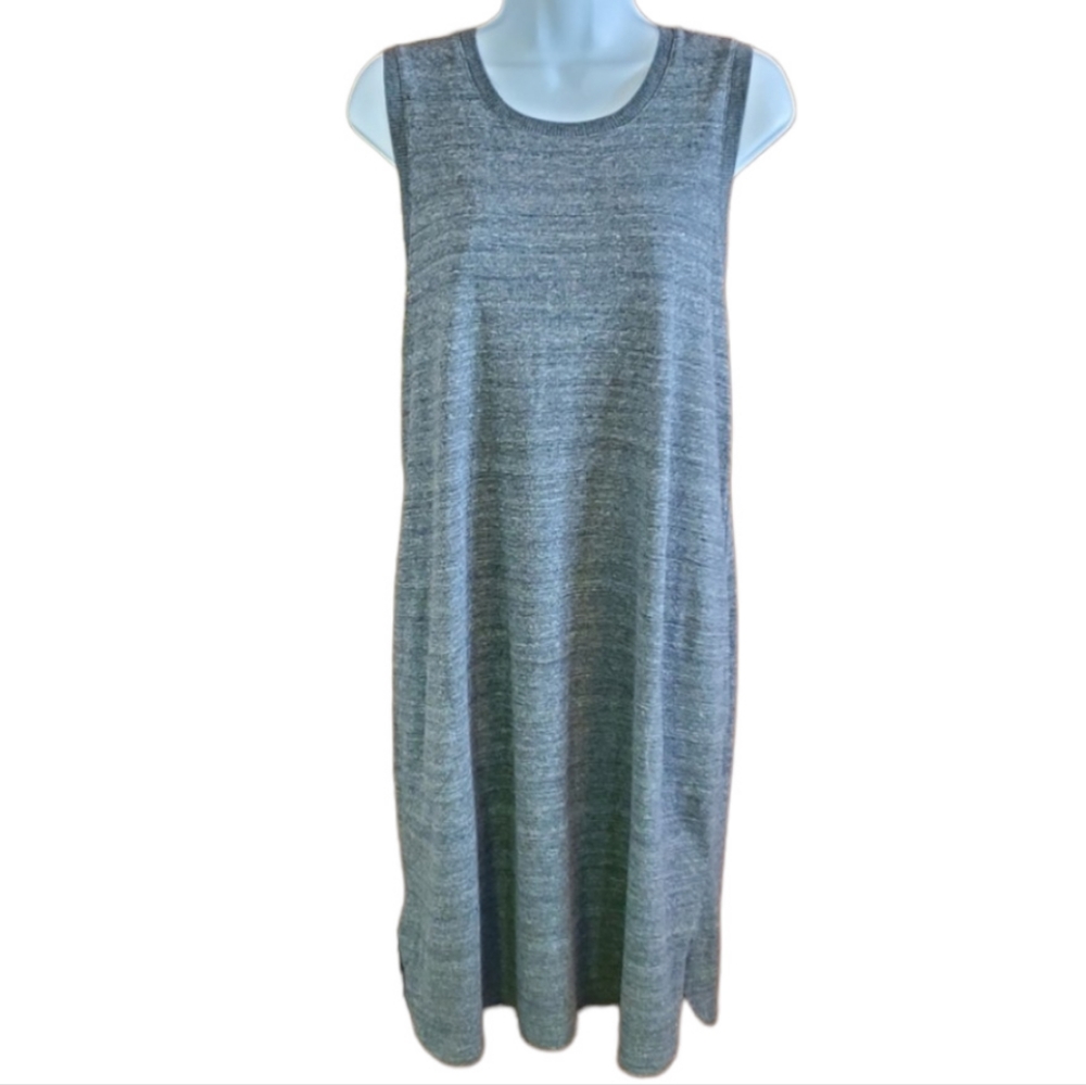 TEK GEAR DRY TEK Mineral Black T-shirt Tank Dress with Pockets